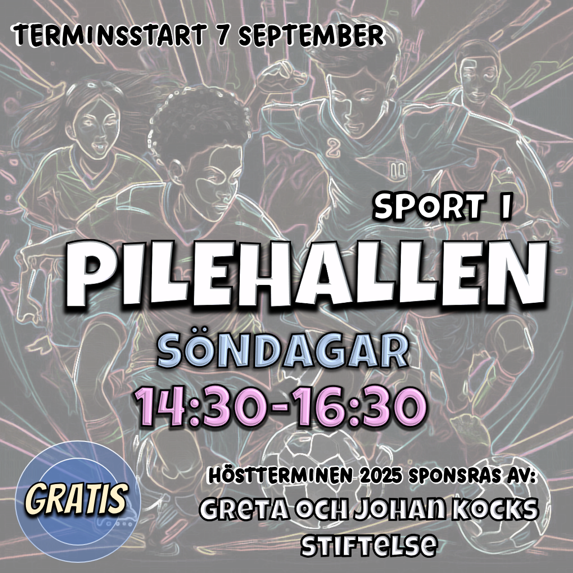 Indoor soccer poster